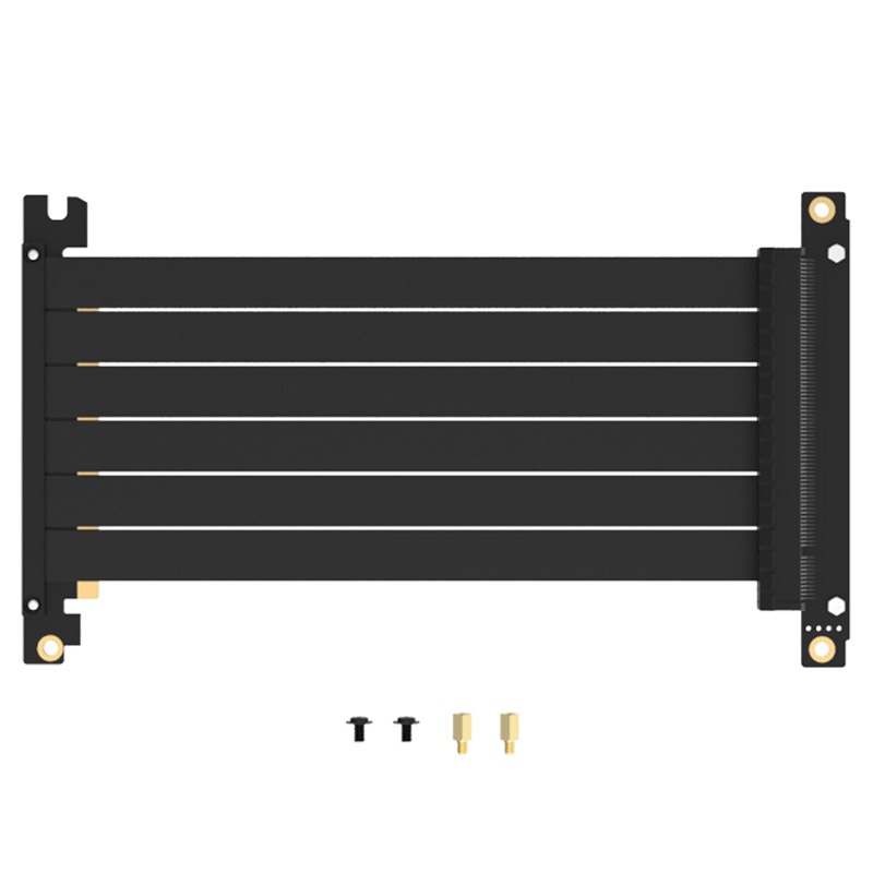 Ssupd Riser ribbon cable - PCIe 3.0, 180mm, black
