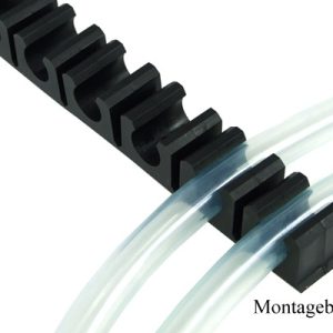 terminal strip black 13mm - 6 clips : image 2