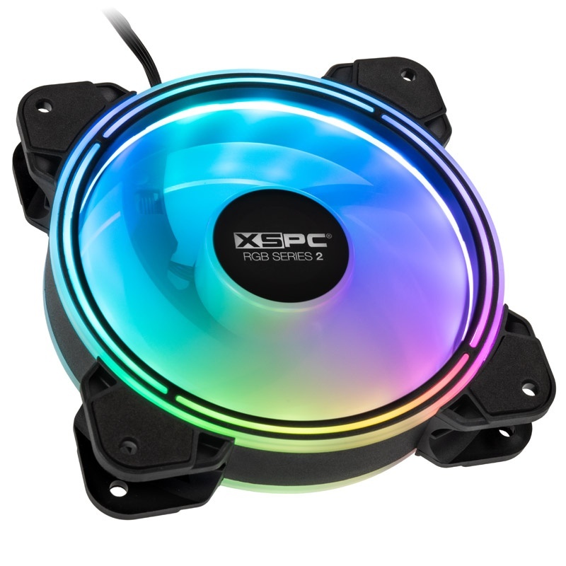 WCUK Spec HWL Black Ice Nemesis GTX240 Black Radiator and XSPC Fan Kit with Hub