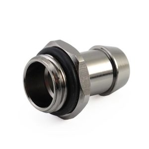 XSPC G1/4 - 3/8 Hose Tail Barb - Black Chrome