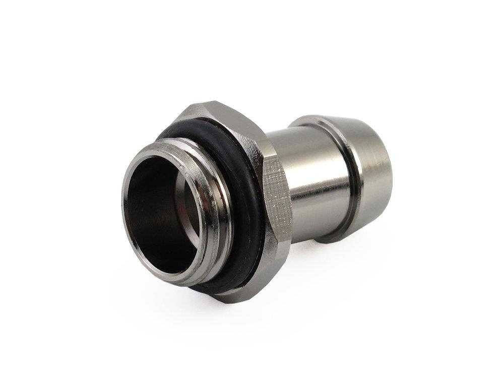 XSPC G1/4 - 3/8 Hose Tail Barb - Black Chrome