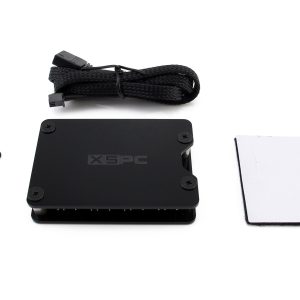 XSPC 8 Way, 3Pin, 5V, Addressable RGB Splitter Hub - SATA Powered (Black)