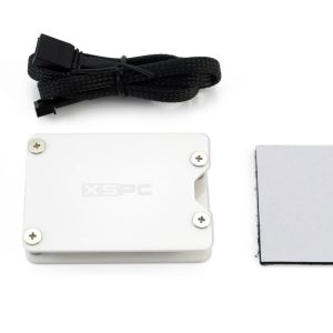 XSPC 8 Way, 3Pin, 5V, Addressable RGB Splitter Hub - SATA Powered (White)
