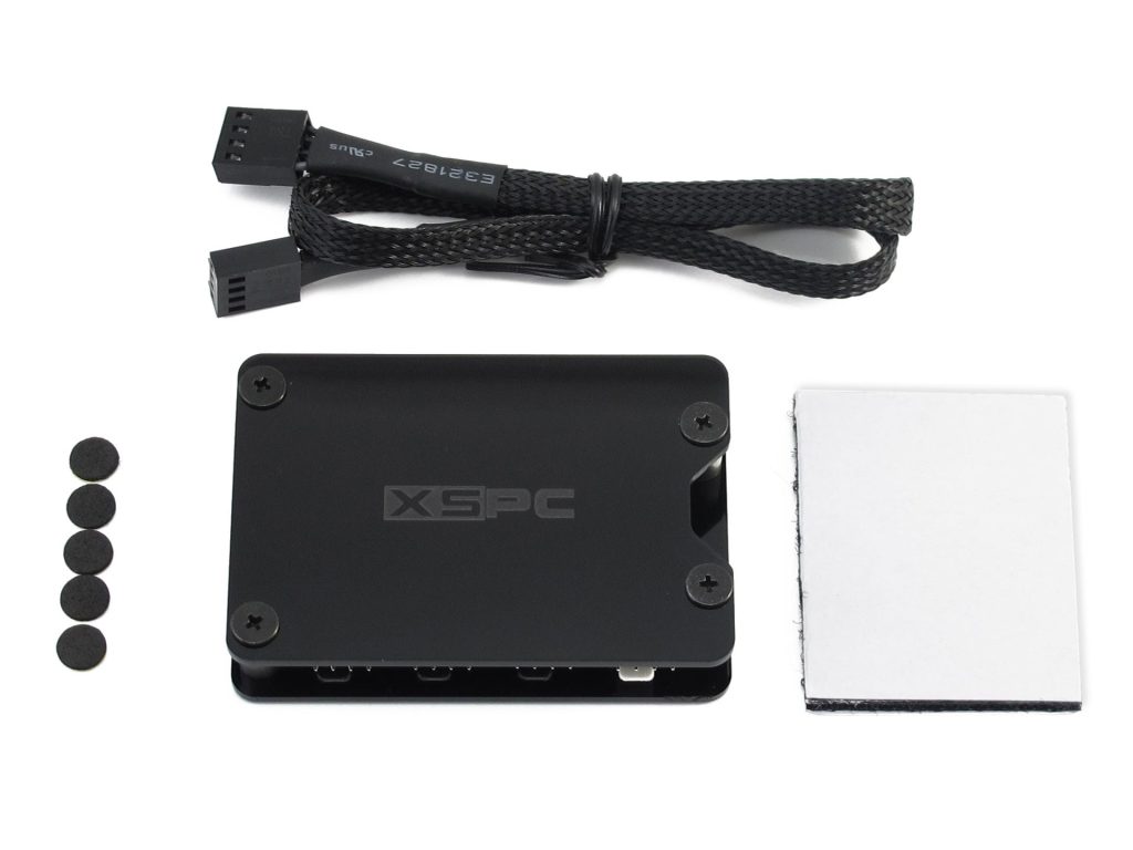 XSPC 8 Way PWM Splitter Hub - SATA Powered (Black) V2 : image 1
