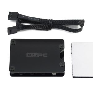XSPC 8 Way PWM Splitter Hub - SATA Powered (Black) V2 : image 1