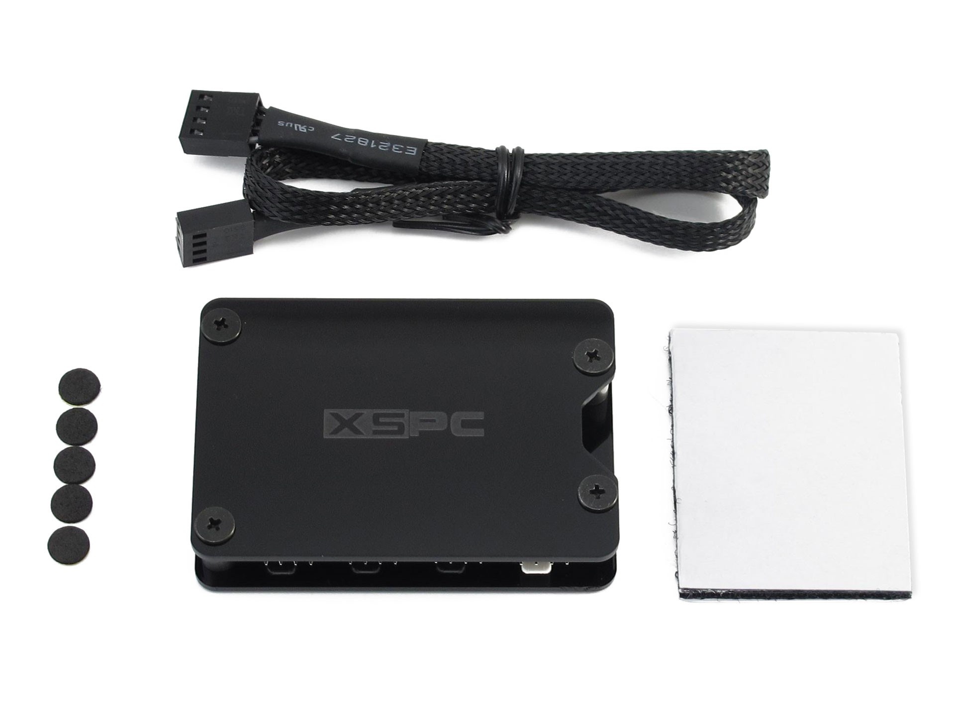 XSPC 8 Way PWM Splitter Hub - SATA Powered (Black) V2 : image 1