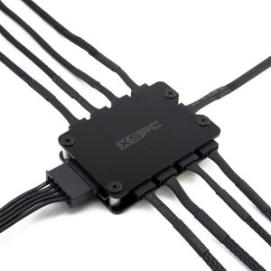 XSPC 8 Way PWM Splitter Hub - SATA Powered (Black) V2 : image 5