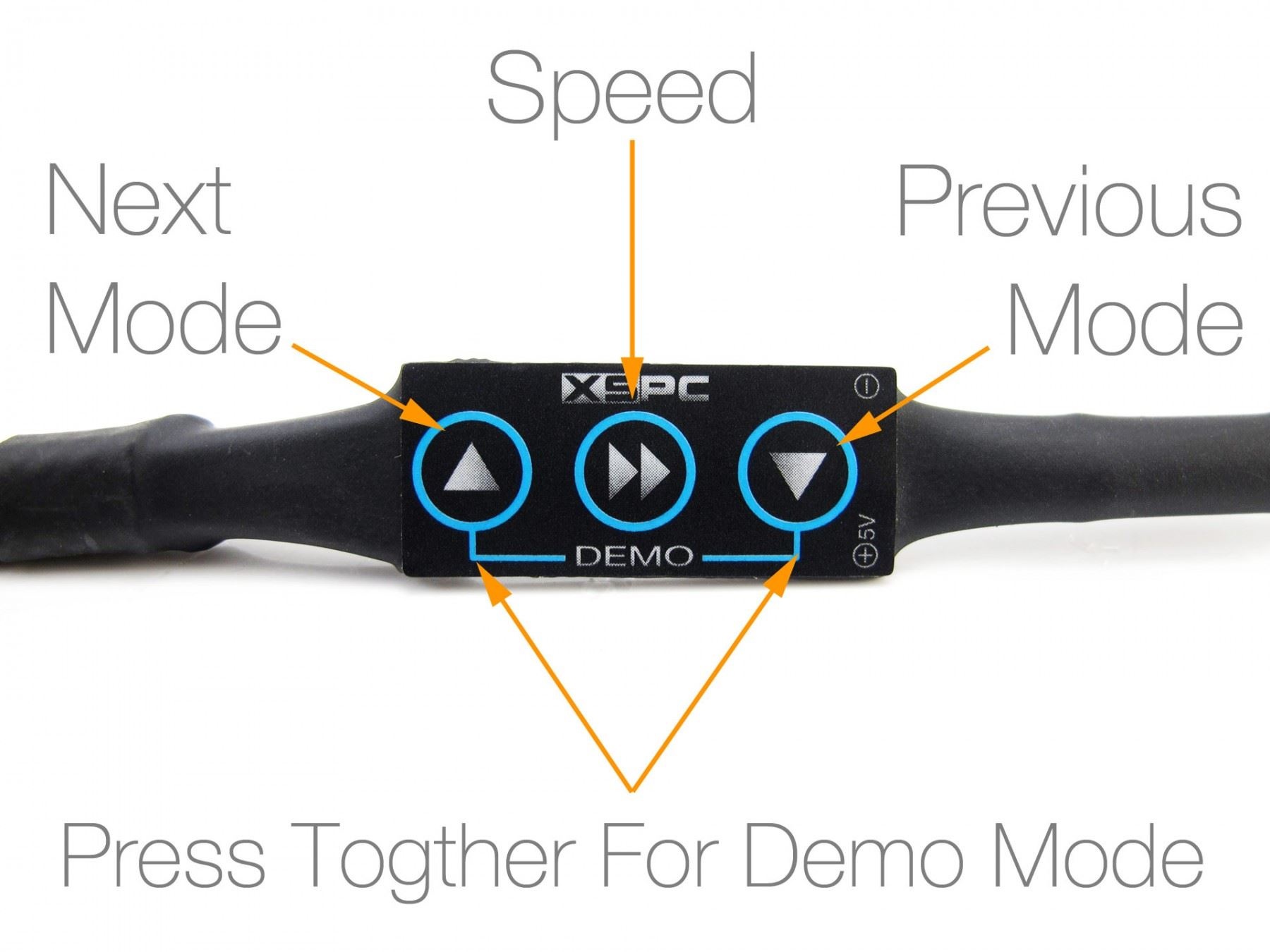 XSPC Addressable RGB SATA Controller (3pin, 5V)