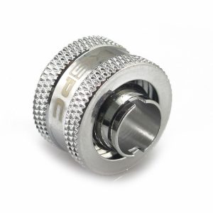 XSPC G1/4 to 3/8 ID 1/2 OD Compression Fitting V2 - Chrome