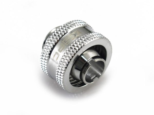 XSPC G1/4 to 3/8 ID 5/8 OD Compression Fitting V2 – Chrome