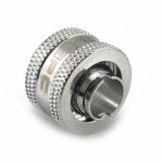 XSPC G1/4 to 7/16 ID 5/8 OD Compression Fitting V2 - Chrome