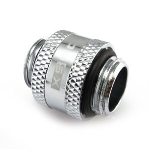 XSPC G1/4 11mm Male to Male Rotary Fitting - Chrome