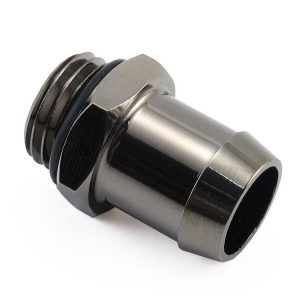 XSPC G1/4 - 1/2 Hose Tail Barb - Black Chrome