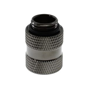 XSPC G1/4 20mm Male to Female Fitting - Black Chrome : image 2