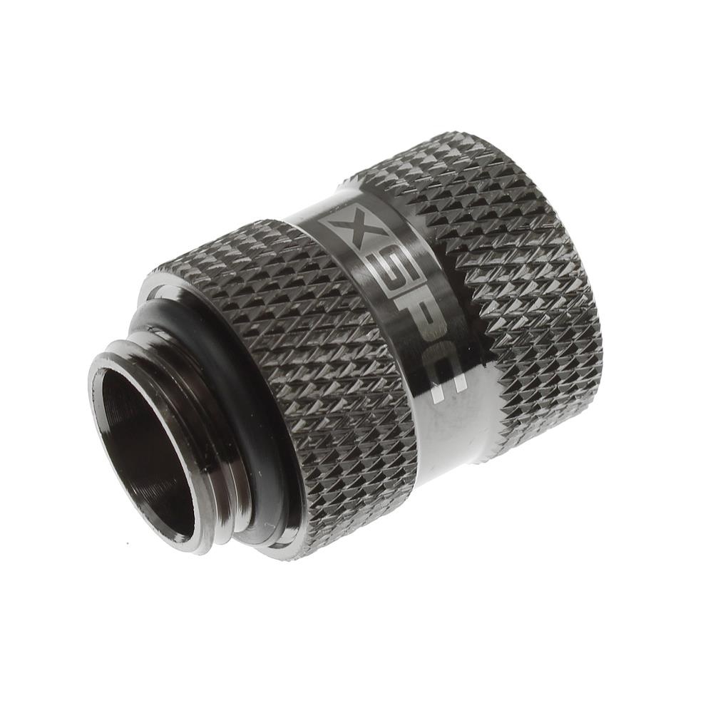 XSPC G1/4 20mm Male to Female Fitting - Black Chrome : image 3