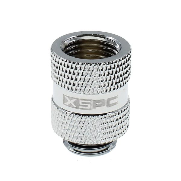 XSPC G1/4 20mm Male to Female Fitting – Chrome