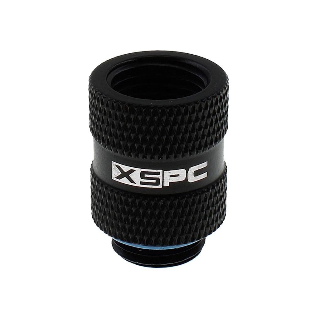 XSPC G1/4 20mm Male to Female Fitting - Matt Black : image 1