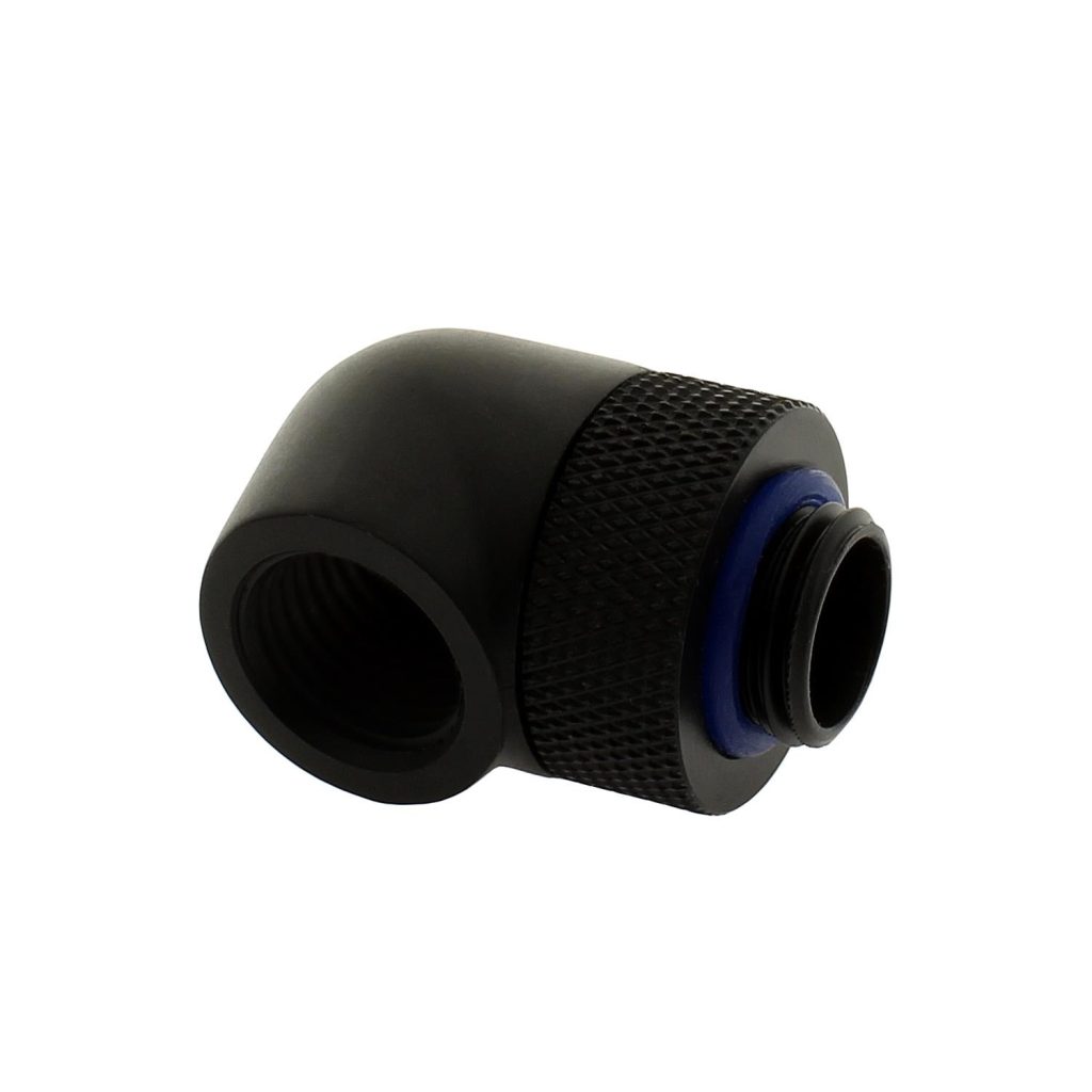 XSPC G1/4, 90 Degree Rotary Fitting V2 - Matte Black : image 2