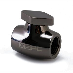XSPC G1/4 Ball Valve - Black Chrome : image 1