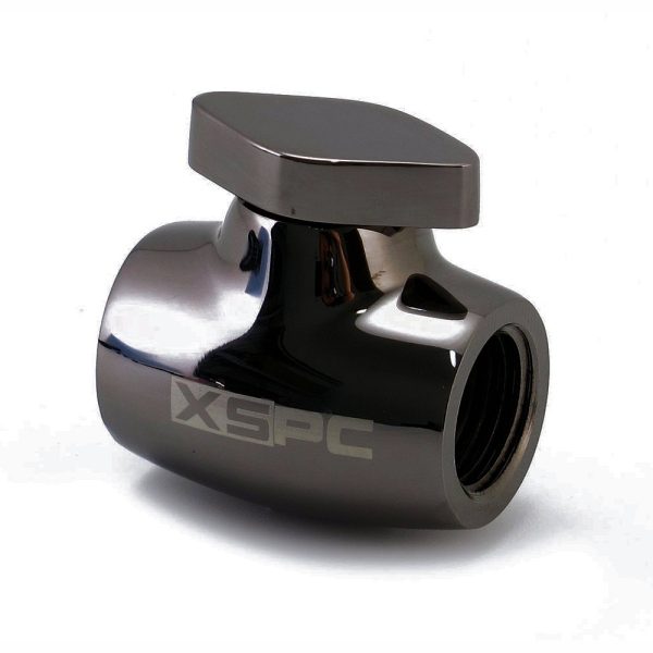 XSPC G1/4 Ball Valve – Black Chrome