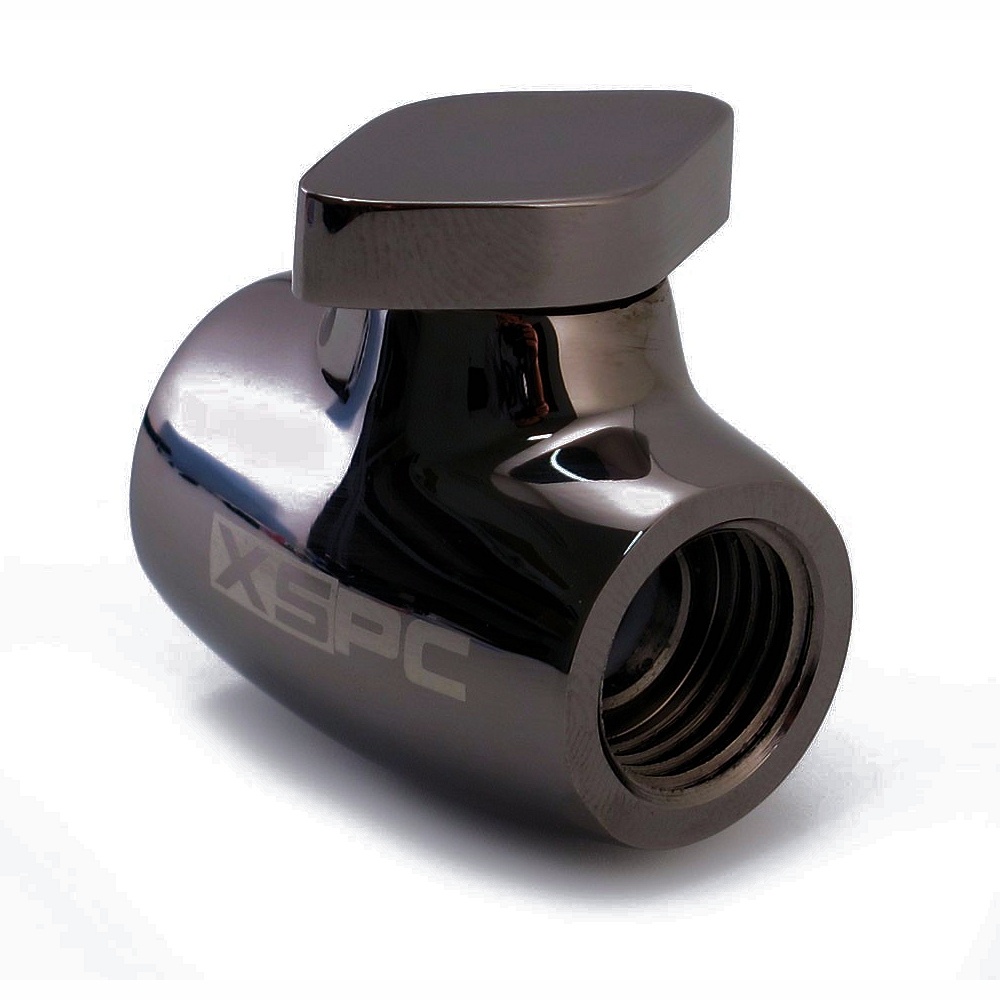 XSPC G1/4 Ball Valve - Black Chrome : image 3