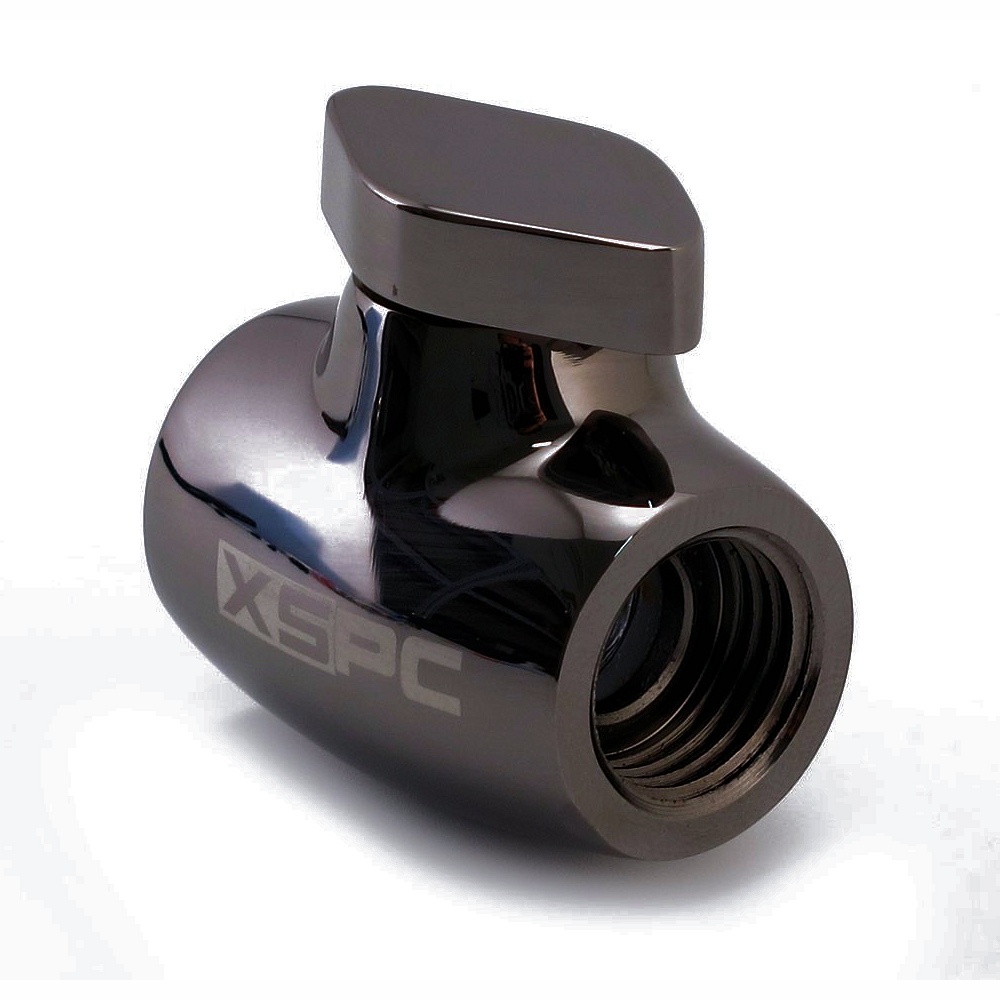 XSPC G1/4 Ball Valve - Black Chrome : image 4
