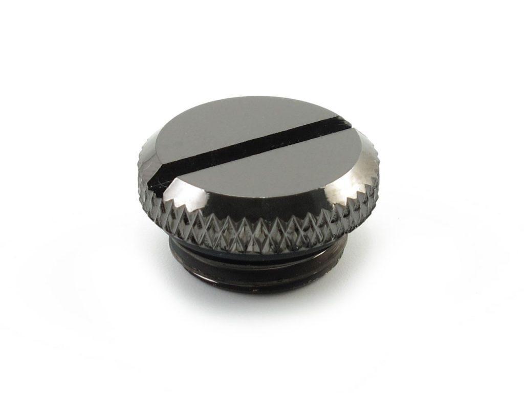 XSPC G1/4 Blank Plug V2 - Black Chrome