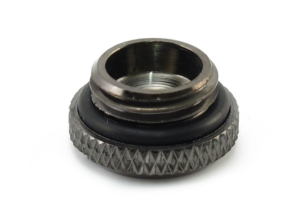 XSPC G1/4 Blank Plug V2 - Black Chrome