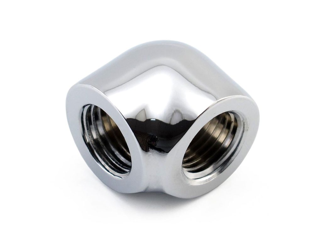 XSPC G1/4 Female Elbow Fitting - Chrome