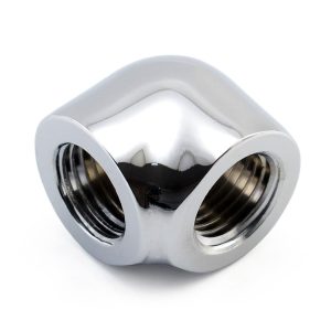 XSPC G1/4 Female Elbow Fitting - Chrome