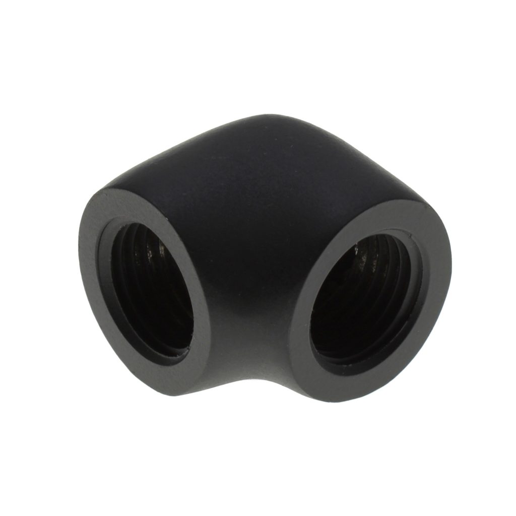 XSPC G1/4 Female Elbow Fitting - Matte Black