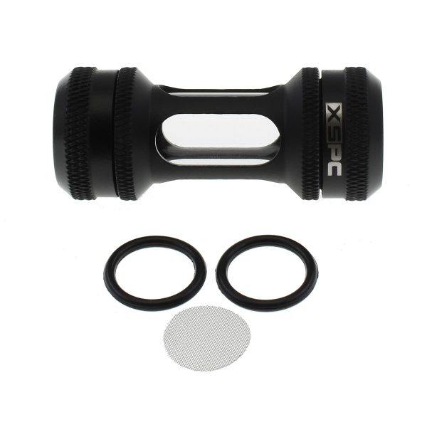 XSPC G1/4 Inline Filter – Matt Black