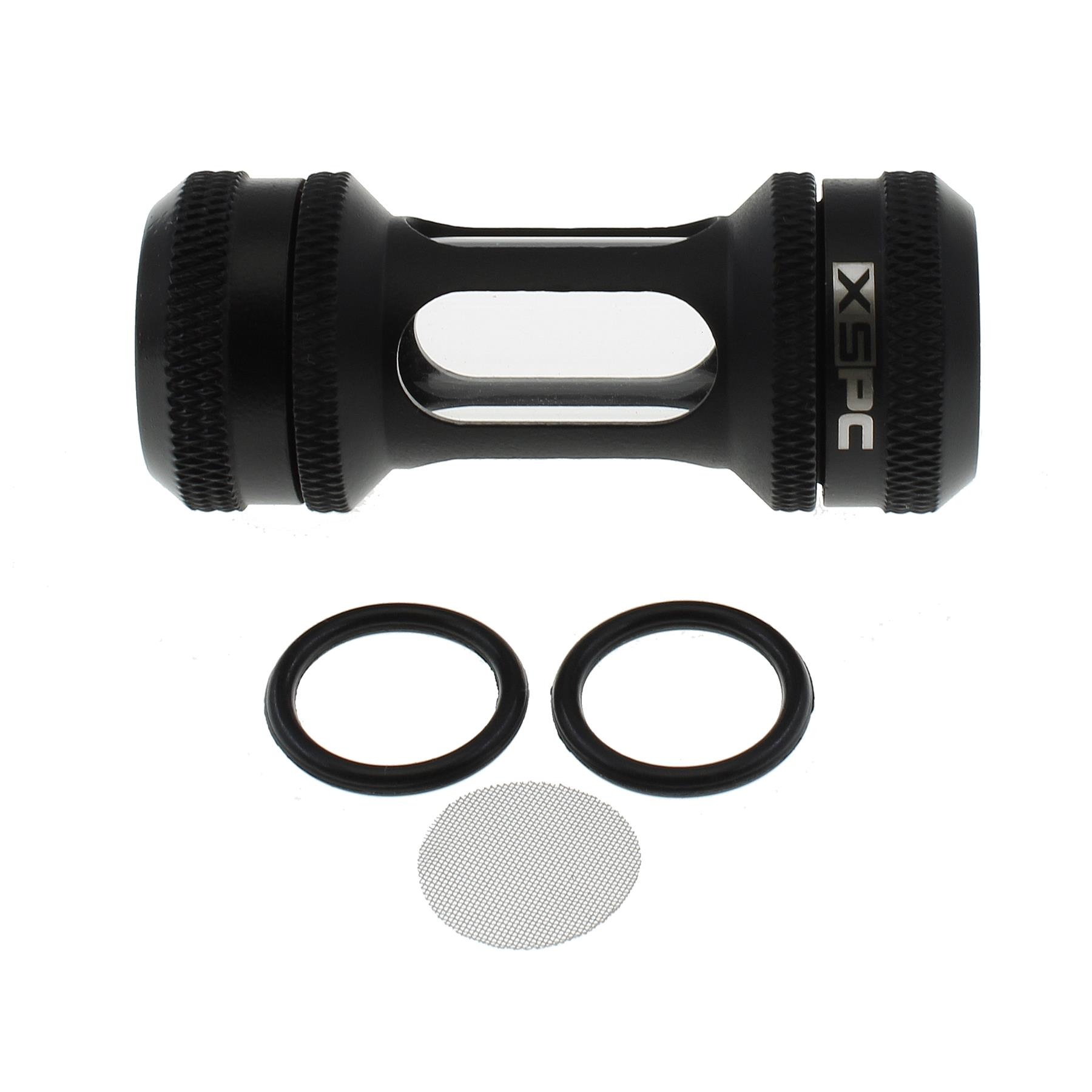 XSPC G1/4 Inline Filter - Matt Black