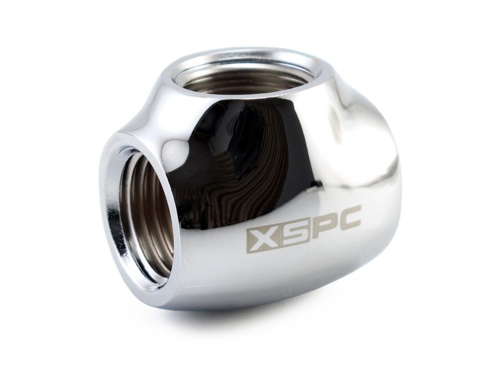 XSPC G1/4, T Fitting - Chrome