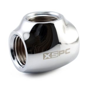 XSPC G1/4, T Fitting - Chrome