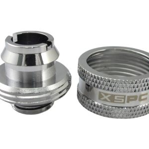 XSPC G1/4 to 1/2 ID 3/4 OD Compression Fitting V2 - Chrome (8 Pack)