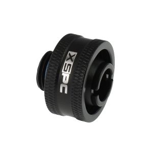 XSPC G1/4 to 1/2 ID 3/4 OD Compression Fitting V2 - Matte Black : image 1