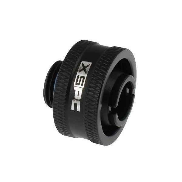 XSPC G1/4 to 1/2 ID 3/4 OD Compression Fitting V2 – Matte Black