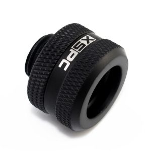 XSPC G1/4 to 14mm Rigid Tubing Triple Seal Fitting - Matte Black : image 1