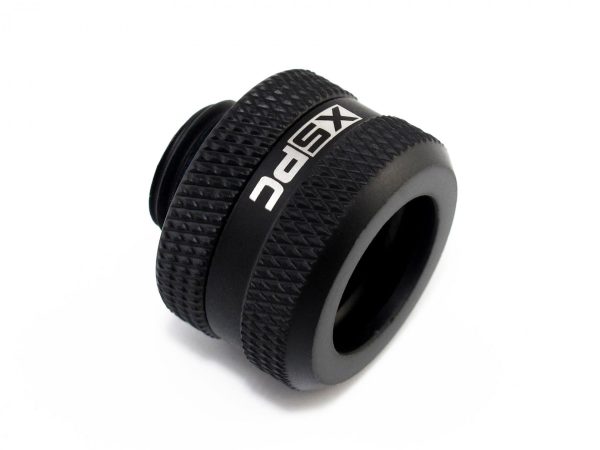 XSPC G1/4 to 14mm Rigid Tubing Triple Seal Fitting – Matte Black