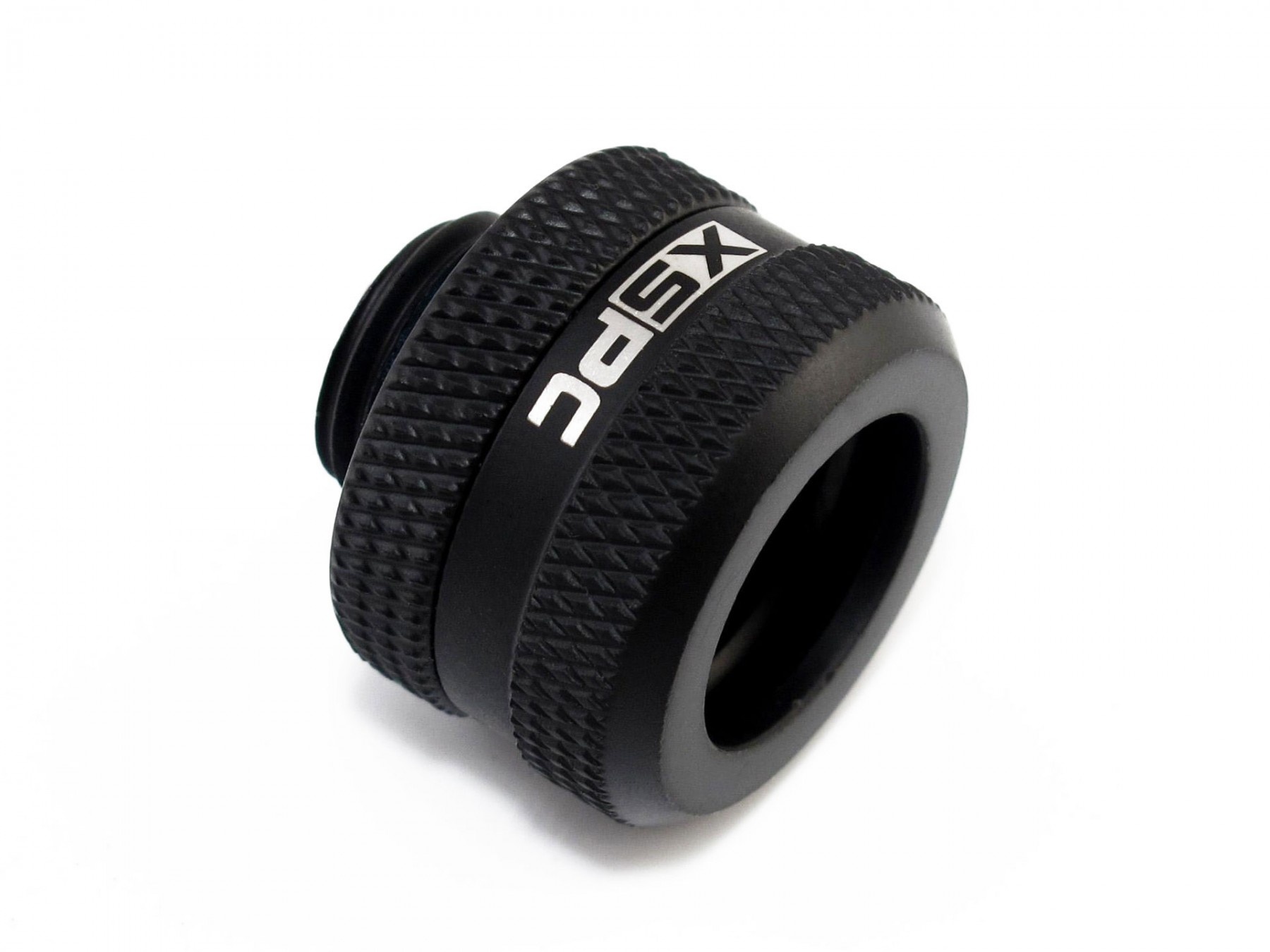 XSPC G1/4 to 14mm Rigid Tubing Triple Seal Fitting - Matte Black : image 1