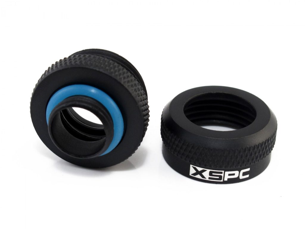 XSPC G1/4 to 14mm Rigid Tubing Triple Seal Fitting - Matte Black : image 4