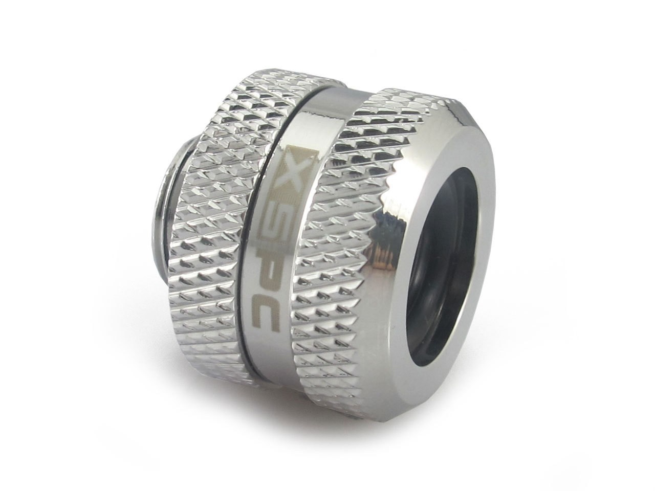 XSPC G1/4 to 14mm Rigid Tubing Triple Seal Fitting - Chrome
