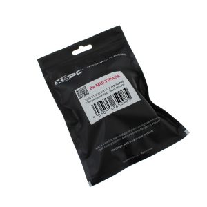XSPC G1/4 to 3/8 ID 1/2 OD Compression Fitting V2 - Black Chrome (8 Pack)