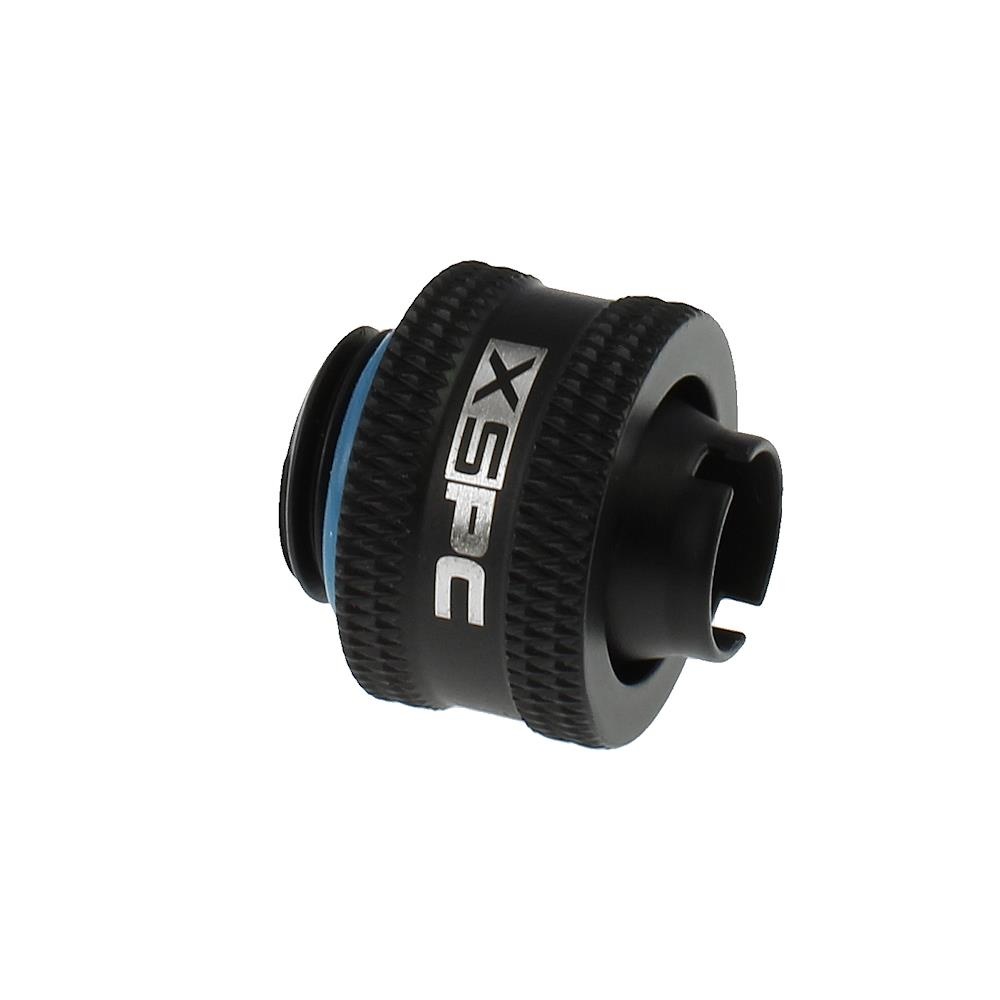 XSPC G1/4 to 3/8 ID 1/2 OD Compression Fitting V2 - Matte Black