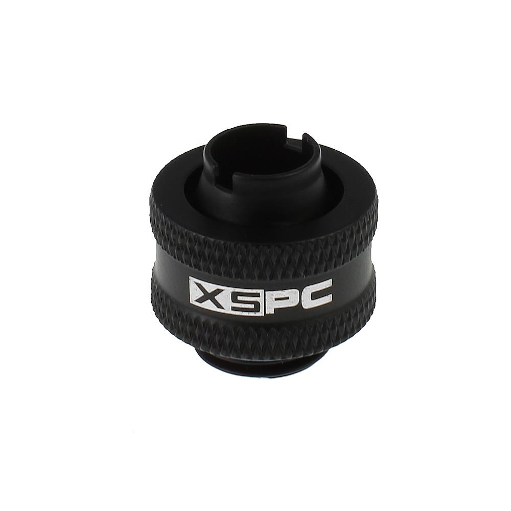 XSPC G1/4 to 3/8 ID 1/2 OD Compression Fitting V2 - Matte Black
