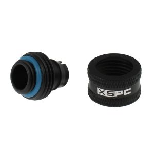 XSPC G1/4 to 3/8 ID 1/2 OD Compression Fitting V2 - Matte Black