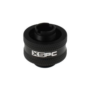 XSPC G1/4 to 3/8 ID 5/8 OD Compression Fitting V2 - Matte Black (8 Pack)