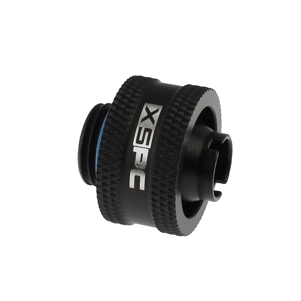 XSPC G1/4 to 3/8 ID 5/8 OD Compression Fitting V2 - Matte Black