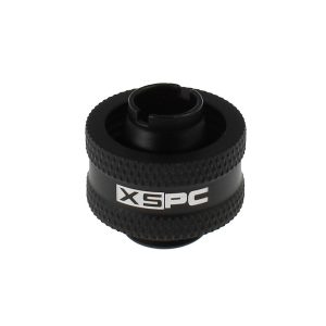 XSPC G1/4 to 3/8 ID 5/8 OD Compression Fitting V2 - Matte Black